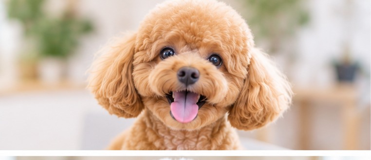 茶色い小型犬