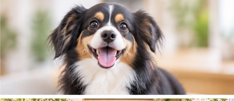 黒・茶・白の犬